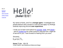 Tablet Screenshot of karentl.com
